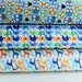 Timeless Treasures Fabric -mini owls, mini elephants and mini giraffes fabric bundle - Novelty-Juvenile Collection (3 Half yard bundle)