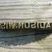Madison, Wisconsin printing plate/wooden crate stamp