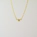 Gold Tiny Star Necklace