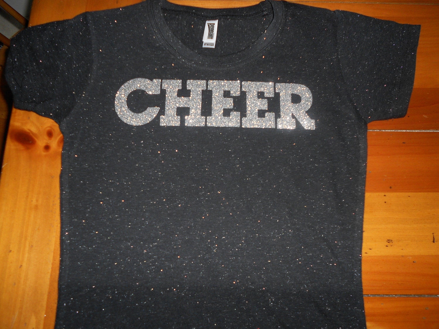 Custom Sparkle T Shirt With Glitter Lettering By Customizedbyobc