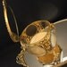 SALE ..... WAS 179.00 .... NOW 129.00 Antique and Gorgeous, Ormolu Jewelry Casket, Ornate, Gold Brass, Footed Base
