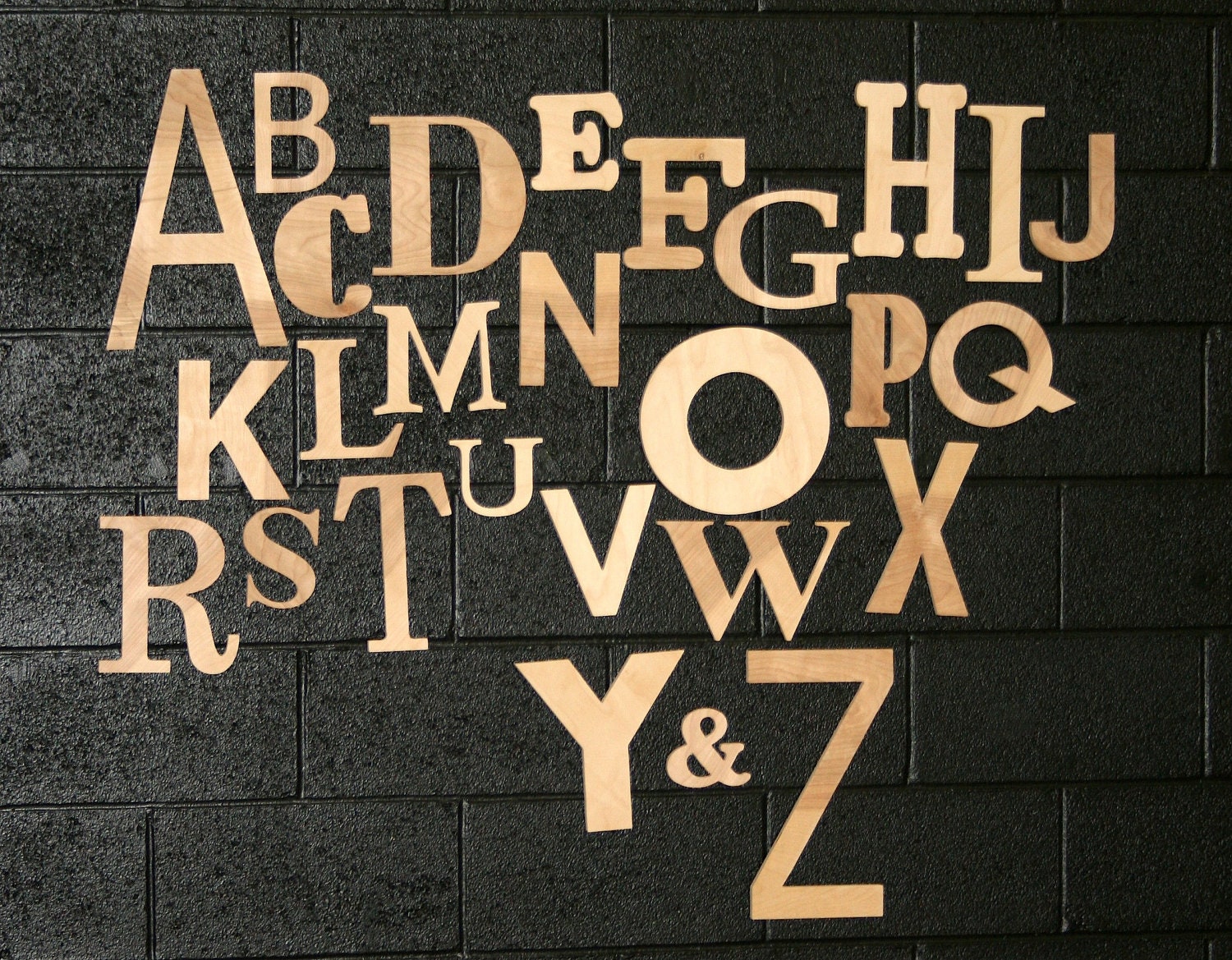 Wooden Alphabet Letters Set 5895