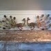 Copper Wall Hanging Copper Peacock Peacock Home Decor