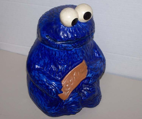 1970 Vintage COOKIE MONSTER Cookie JAR Model 970 Sesame Street