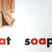 Phonics poster with coat illustration, grade school education ephemera reserved for CAT
