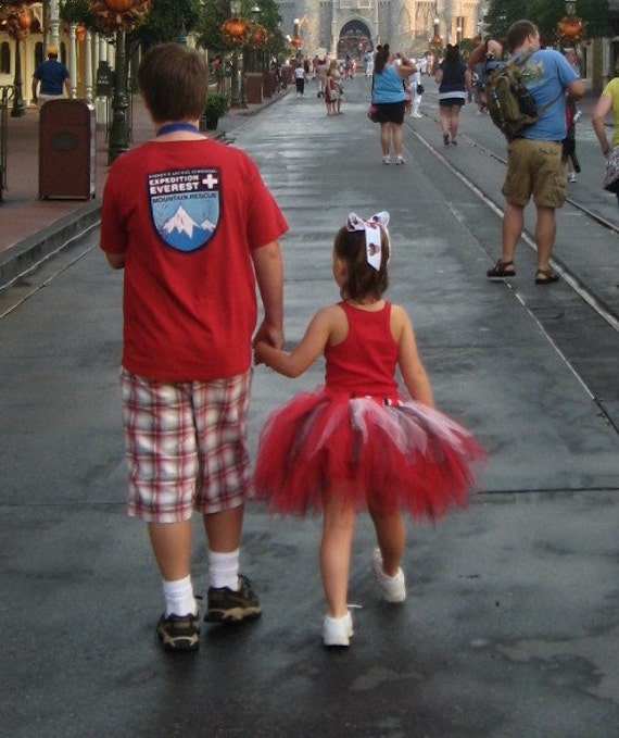 Minnie Mouse Custom Boutique Tutu- Great for Disney World Vacations