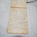 Vintage paper ephemera lot Old recipe book pages hand written notebook altered art scrap projects