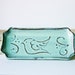 Bird Spoon Rest - Jewelry Tray - Soap Dish - Aqua Mist French Country Dinnerware