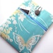 Kimono iPad 3 Sleeve iPad 2 Cover iPad Case - Front Zippered Pocket Padded Tablet case - Japanese Cotton fabric butterfly