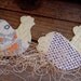 Primitive Chicken Appliques Vintage Patchwork Cutter Quilt Barnyard Hen Shabby Folk Art Fabric Embellishments itsyourcountry