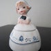 Delft dutch girl sugar bowl