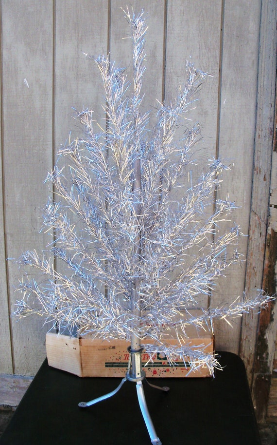 vintage aluminum christmas tree 4 foot taper by vintage aluminum christmas tree 4 foot taper by