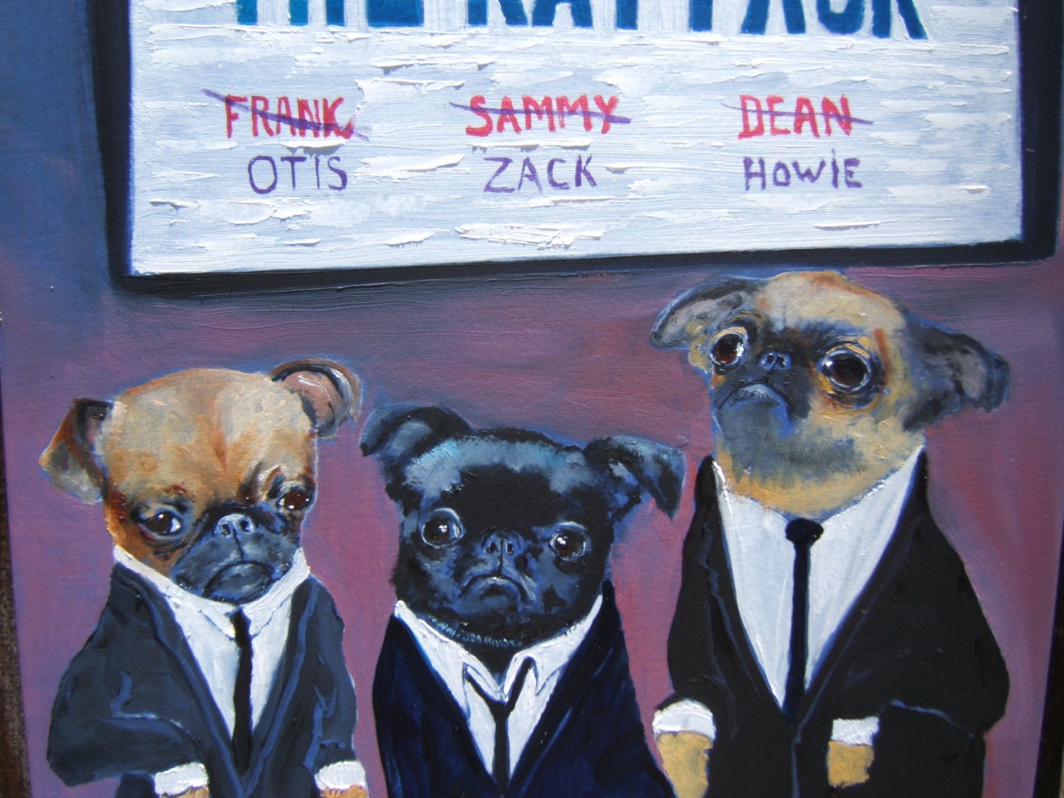 Brussels griffon art print of an original oil by dogwagart on etsy