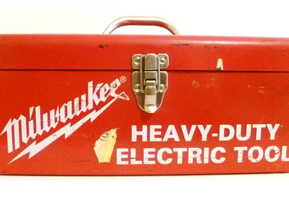 old milwaukee tool box