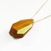 KARVE one-of-a-kind faceted wood necklace: no. 22 of 100
