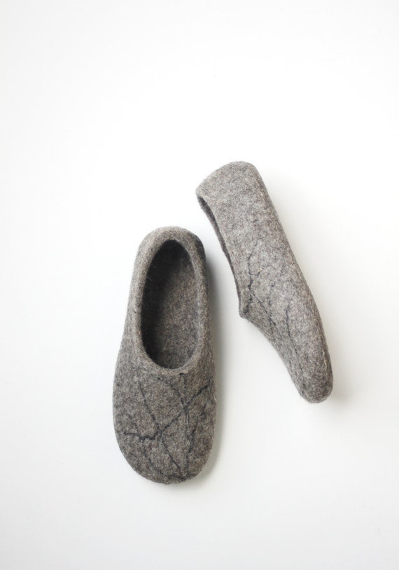 Made to order felted slippers handmade from by FeltStudioINWOOL