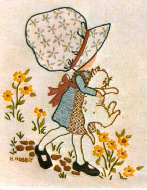 Simplicity 6005 Vintage Holly Hobbie Transfers For