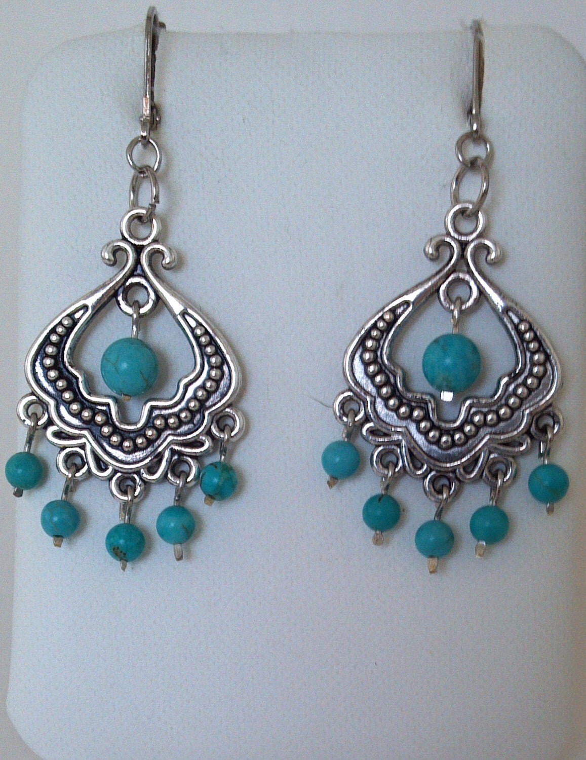 Genuine Turquoise Earrings