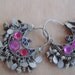 Vintage Afghani Tribal Kuchi Large Dangle Earrings Or Hair Rings Ornaments