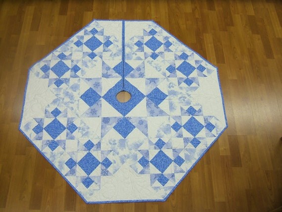 silver and blue christmas tree skirt silver and blue christmas tree skirt