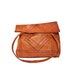 Vintage Tooled Leather Shoulder Bag Burnt Sienna Women's Purse