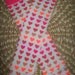 Baby Girl Leg Warmers Pink Hearts