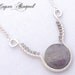 Labradorite and Silver Parawire Necklace