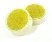 Yuzu Fruit Scented Floral Graphic Goat's Milk and Glycerin Soap