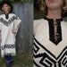 Authentic Early 1900's Spaghetti Western Wool and Velvet Cowboy Poncho