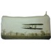 Wright flyer zipper pouch vintage airplane pencil case