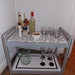 Vintage Two Tier Rolling Bar Cart