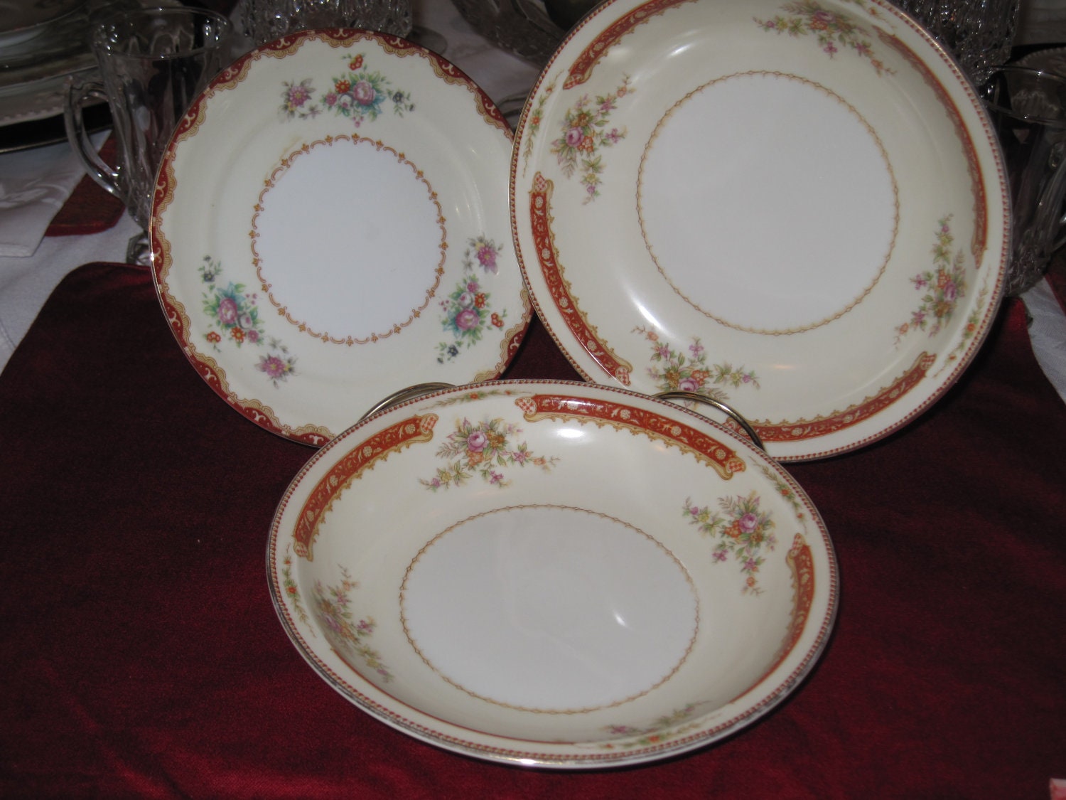 Three Piece Meito China Made In Occupied Japan By GenevasJewel.