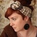 Vintage look knotted Turban Headband