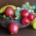 Vintage Retro Colorful Plastic Fruit- Small Size
