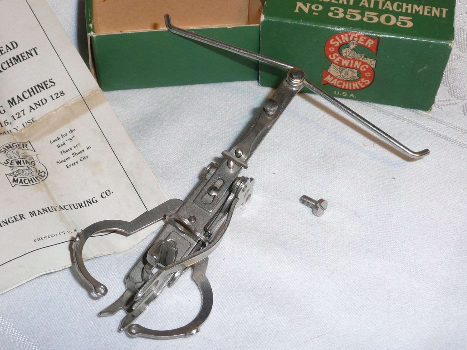 Singer Two Thread Embroidery Attachment 35505 by yesteryearshome