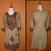 1960s Embroidered Tribal Gypsy Sundress with Mirrors
