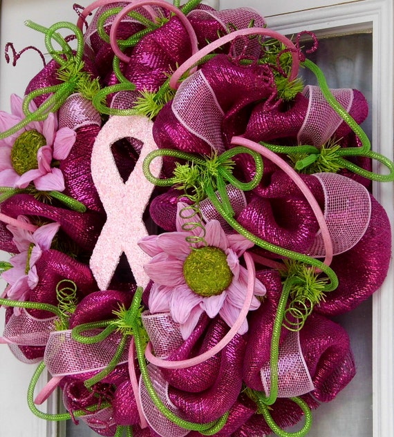 Breast Cancer Pink Ribbon Survivor In Memory Of Flowers