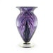 Hand Blown Art Glass Vase - Purple, Lavender, and Black