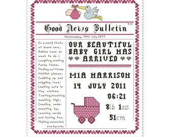 baby birth announcements in newspaper