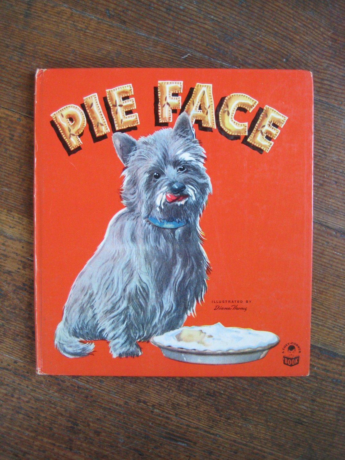 Rare Vintage Children's Book Pie Face Whitman