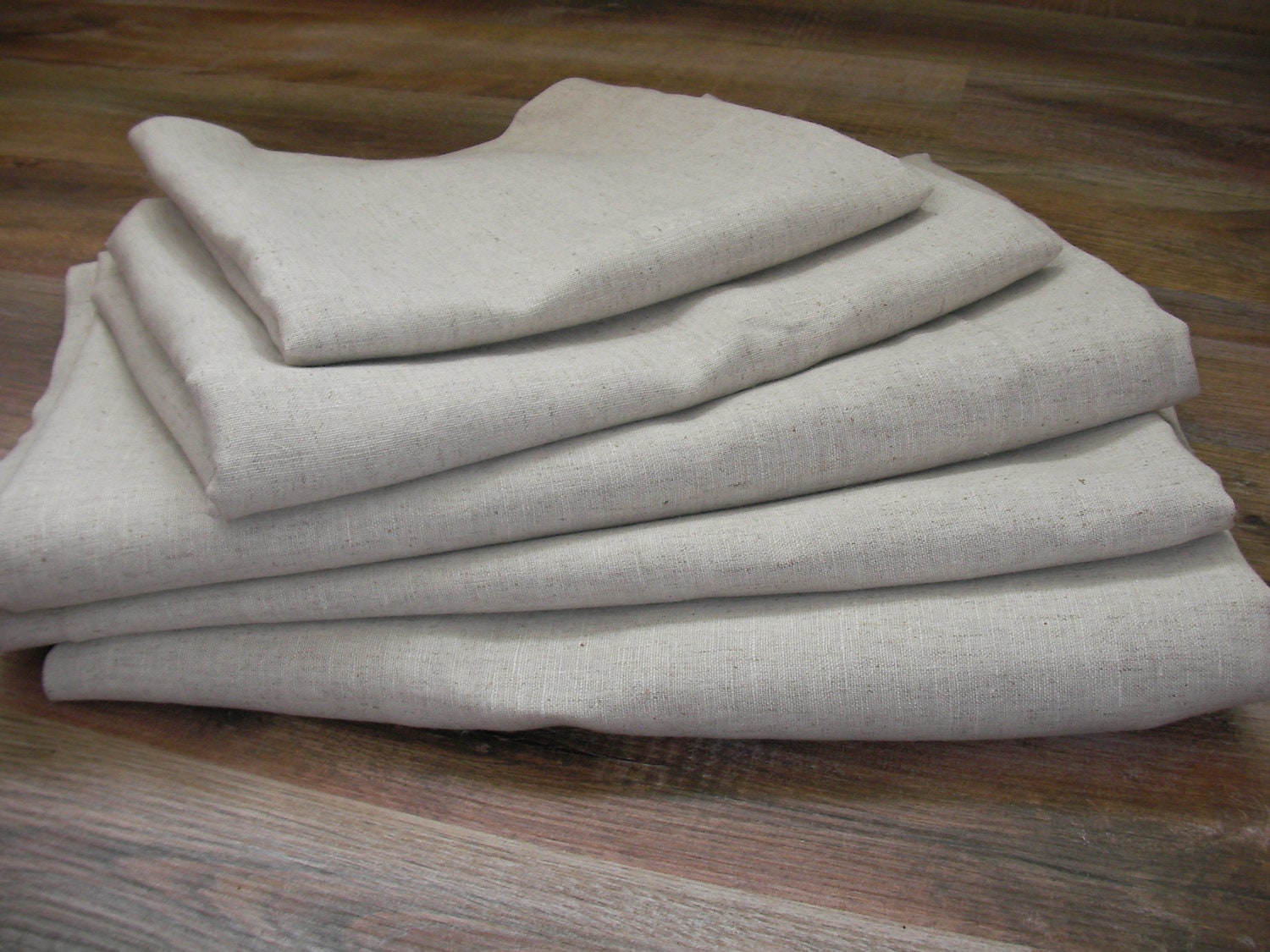 Flax Bed Linen Full Size Flat Sheet Eco by CrystalNatalina