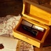 sealing Wax Painted Box Black Celtic Design
