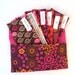 BUDGET ENVELOPES SYSTEM, Cash Envelopes - pink & orange mod floral (It can be used with the Dave Ramsey system)