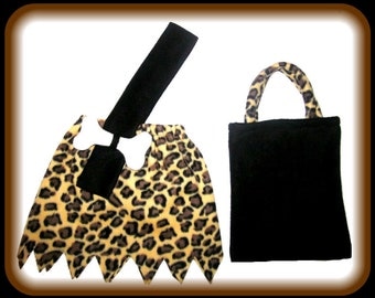 Bamm Bamm Flintstones Animal Print Cheetah Leopard Custom Made Caveman Halloween Costume