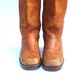 Women's Camel Brown Urban Boots, Vintage Boots, Vintage Leather Boots, Brown BOOTS Leather, 1970's, Riding Boots,