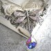 FLIGHT OF FANCY romantic vintage fantasy Victorian inspired dragonfly choker necklace in aged silver with Swarovski