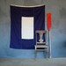 Vintage Worn Signal Flag. P for Papa
