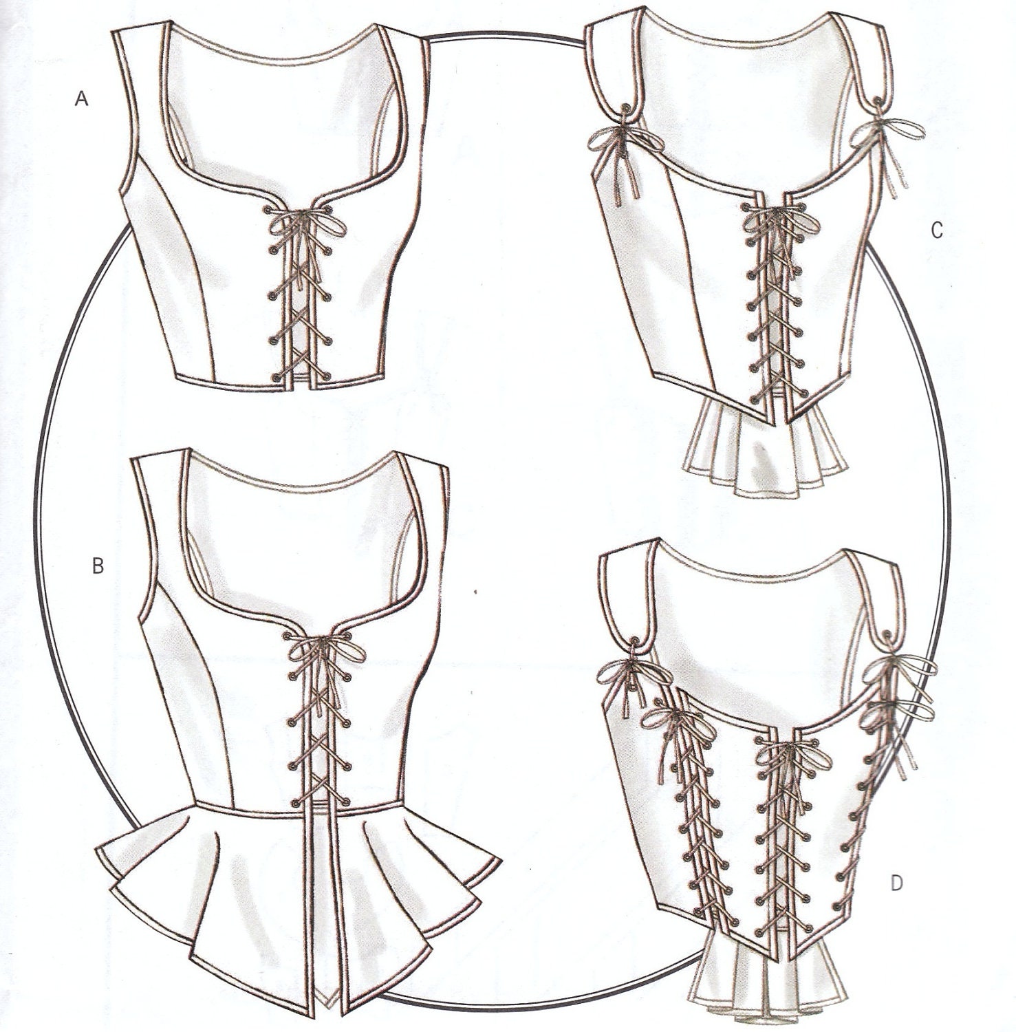 Easy Bustier Pattern ED1