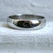 Classic Men's Vintage Platinum Wedding Band.