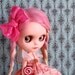 Sweet Sally Hair Bow - Bubble Gum Pink Silk Bow clip hair piece for your Blythe Princess